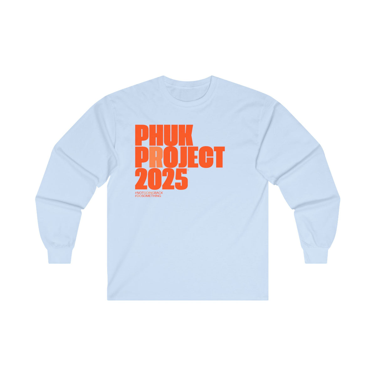 Official PHUK Project 2025 Comma La Kamala Harris  Ultra Cotton Long Sleeve Tee