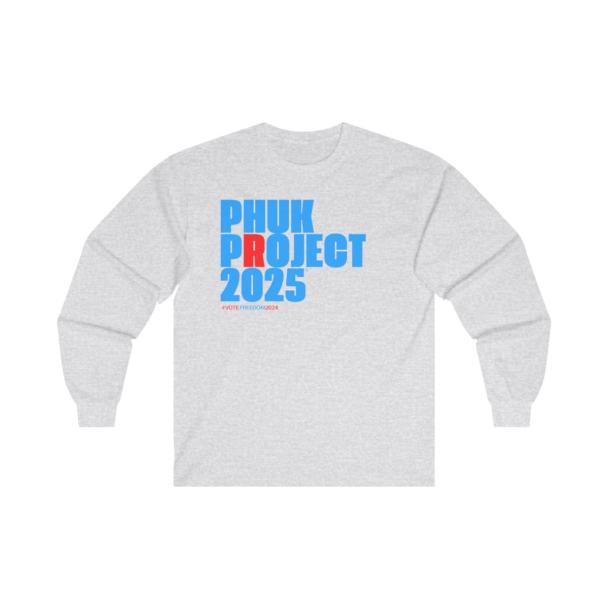 The Official PHUK Project 2025 Comma La Kamala Harris  Ultra Cotton Long Sleeve Tee